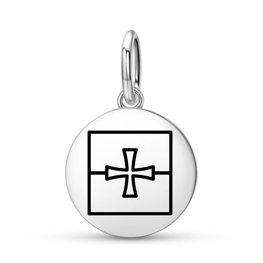 Beauceant Templar Symbols Pendant Dangle Charm