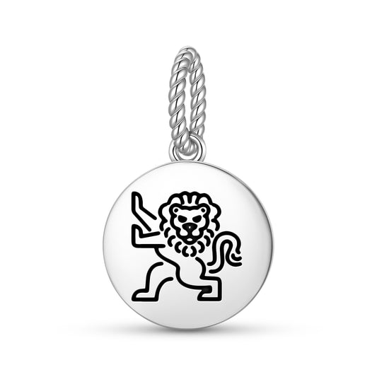 The Lion Templar Symbols Pendant Dangle Charm