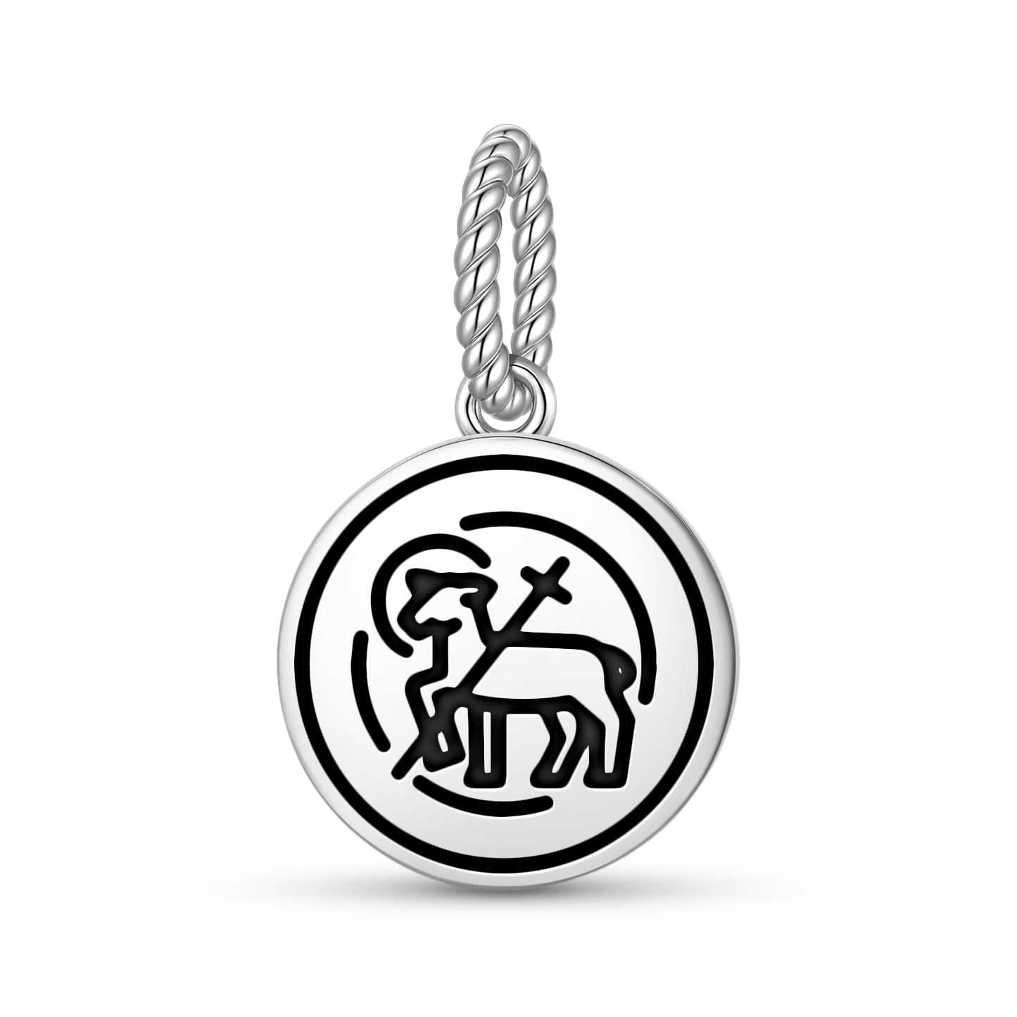 Agnus Dei Templar Symbols Pendant Dangle Charm