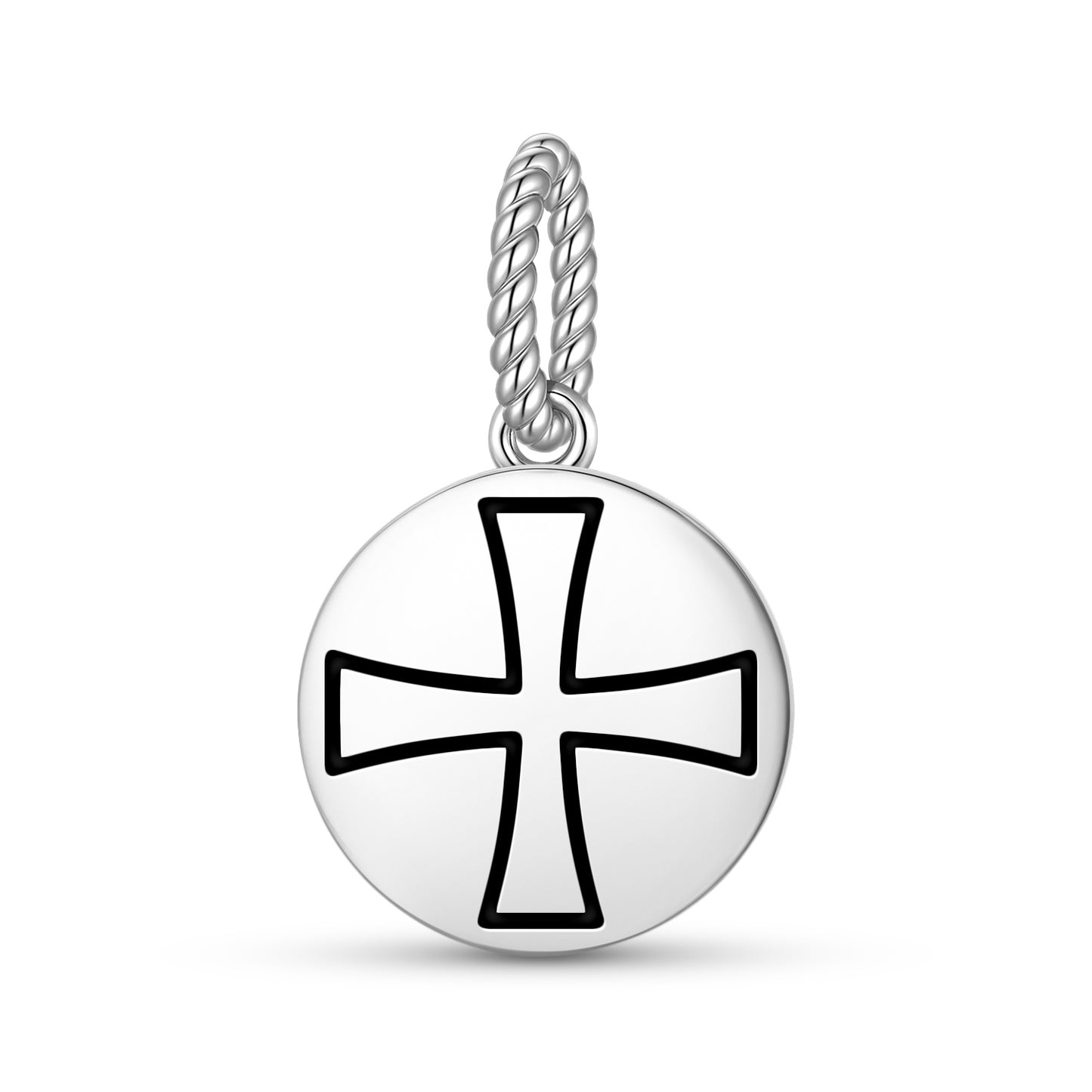 Red Cross Templar Symbols Pendant Dangle Charm