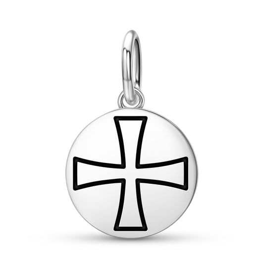 Red Cross Templar Symbols Pendant Dangle Charm