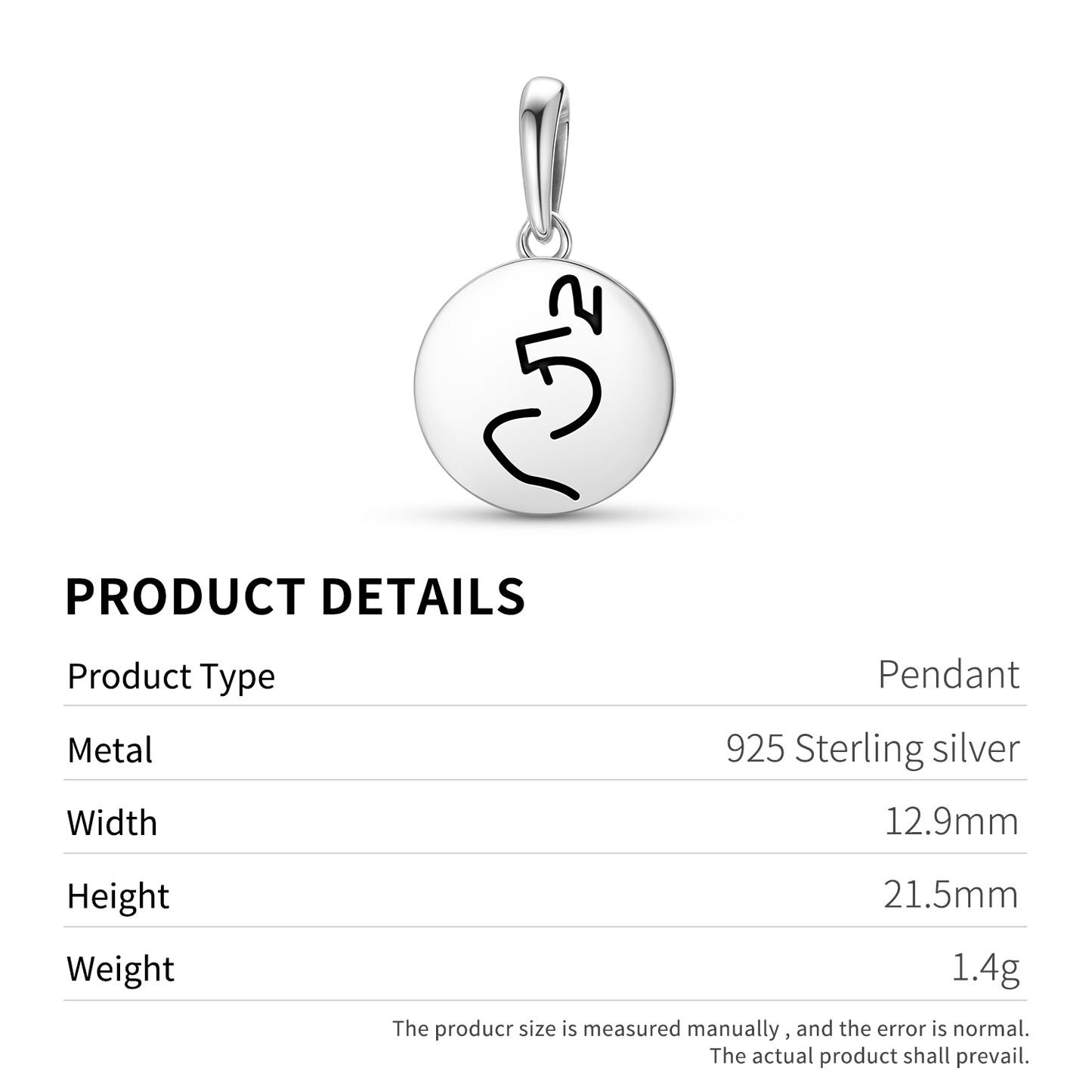 TSE NE DONG Reiki Symbols Pendant Dangle Charm