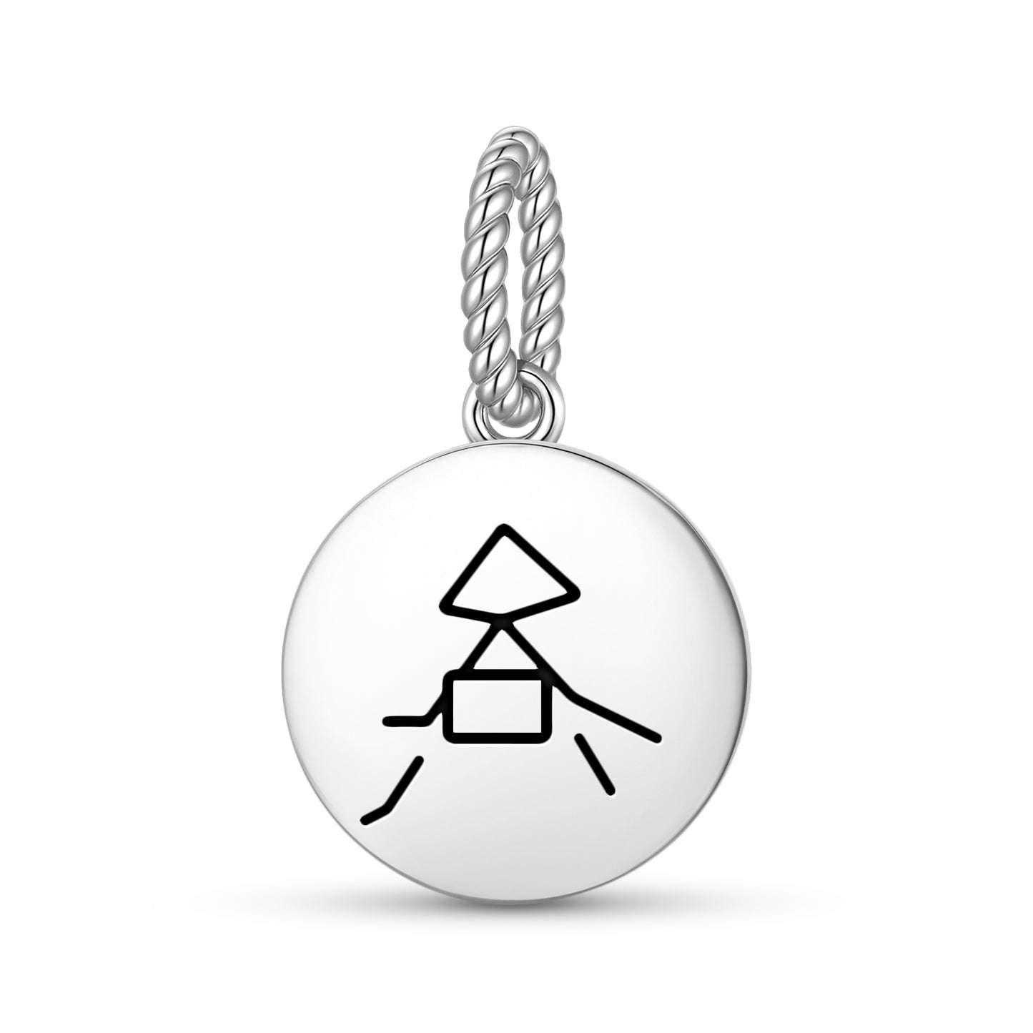 MIL QU ZOO Reiki Symbols Pendant Dangle Charm
