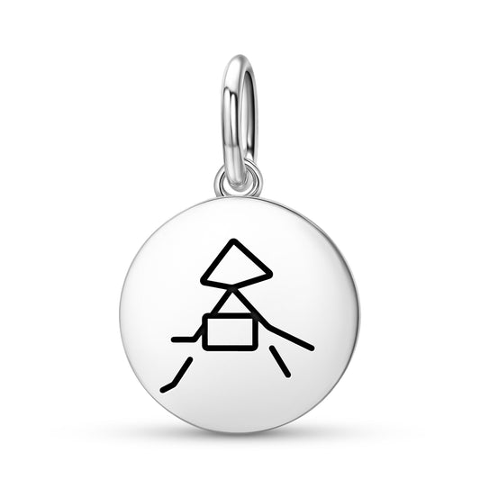 MIL QU ZOO Reiki Symbols Pendant Dangle Charm