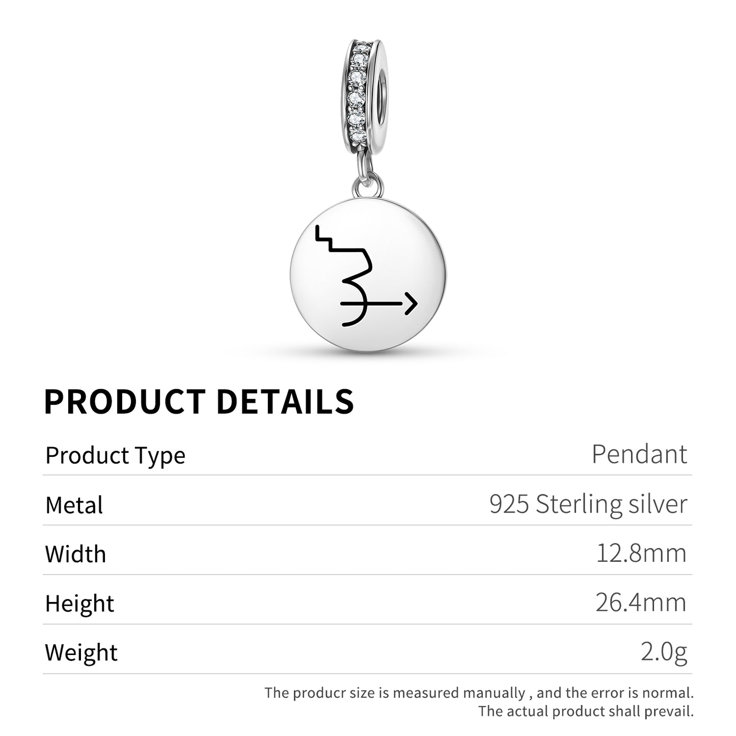 HANG SENG DOR Reiki Symbols Pendant Dangle Charm