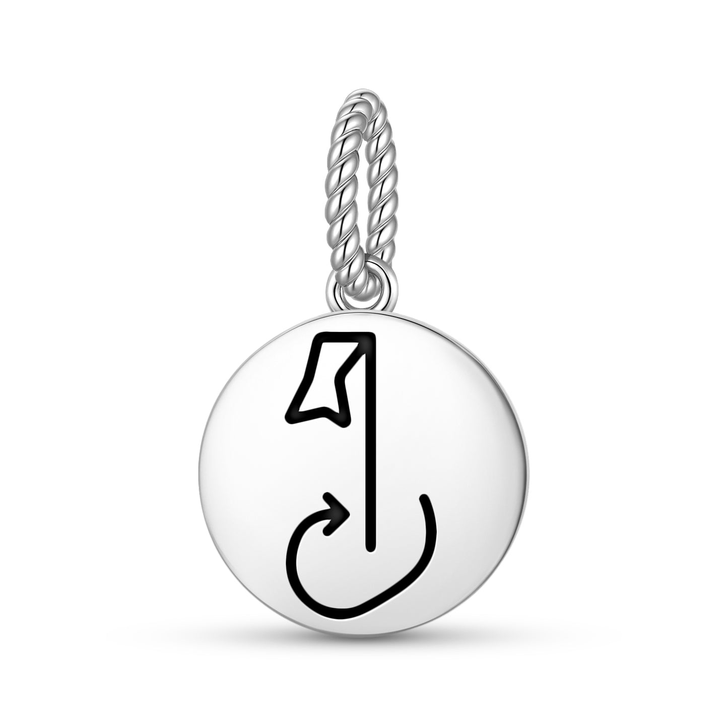 Biru Kai Reiki Symbols Pendant Dangle Charm