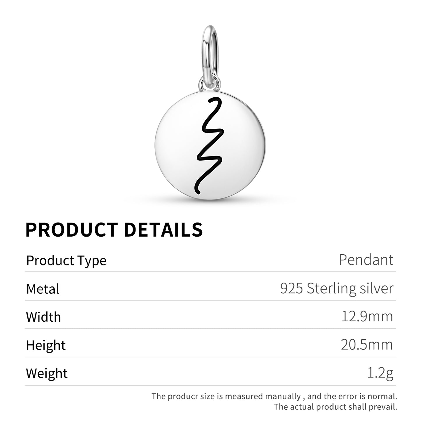 RAKU Reiki Symbols Pendant Dangle Charm