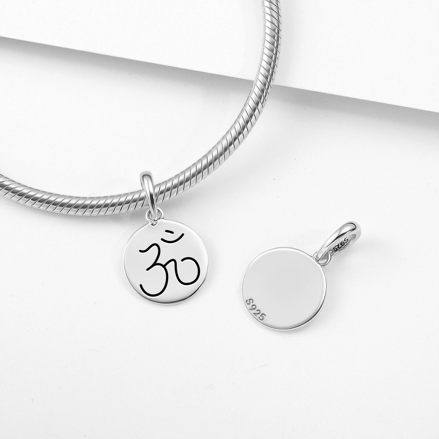 AUM OM OHM Reiki Symbols Pendant Dangle Charm