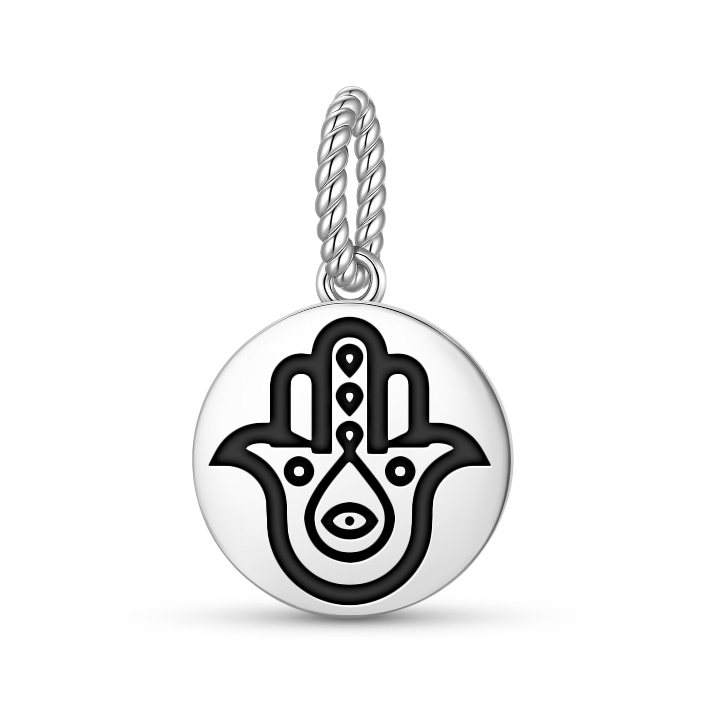 Hamsa hand Hindu Symbols Pendant Dangle Charm