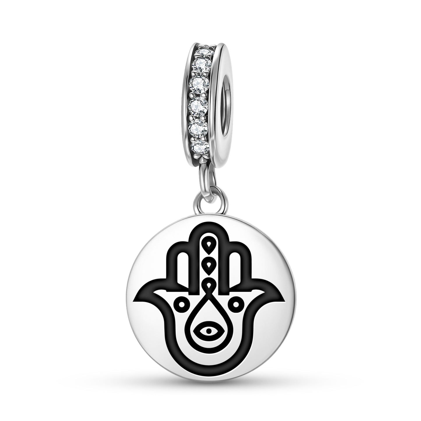 Hamsa hand Hindu Symbols Pendant Dangle Charm