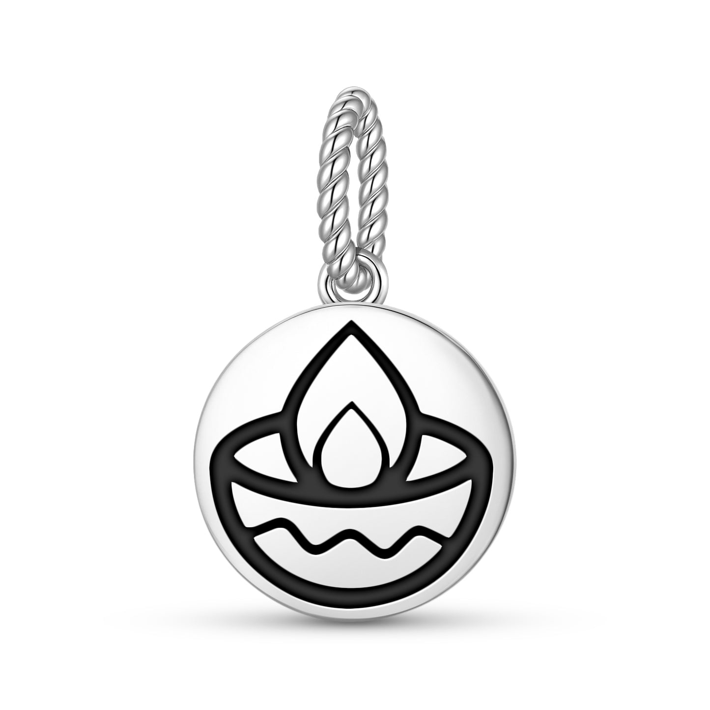Diwali Hindu Symbols Pendant Dangle Charm