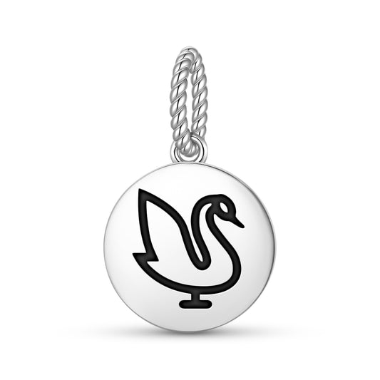 Hansa Hindu Symbols Pendant Dangle Charm