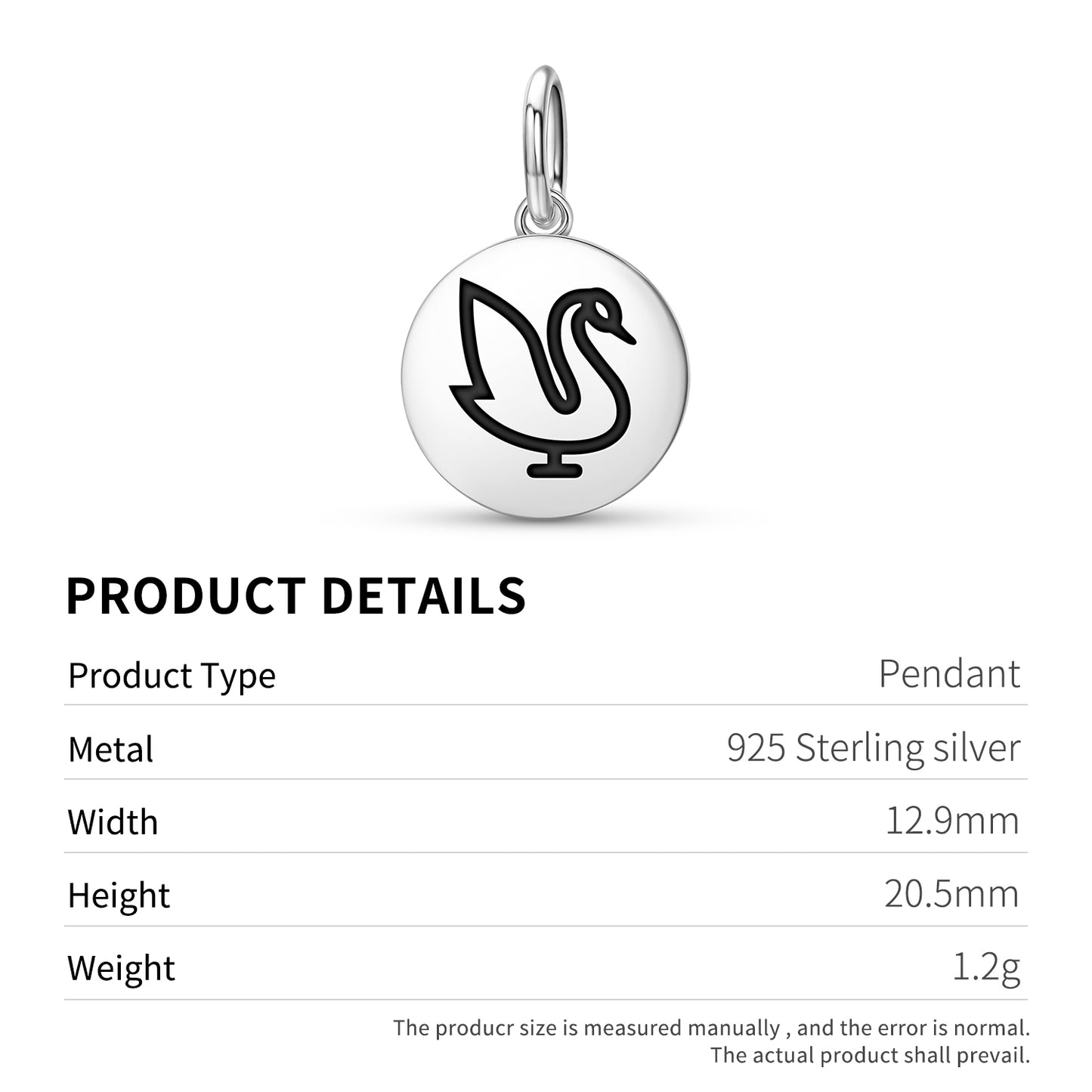 Hansa Hindu Symbols Pendant Dangle Charm