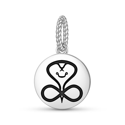 Naga Cobra Hindu Symbols Pendant Dangle Charm