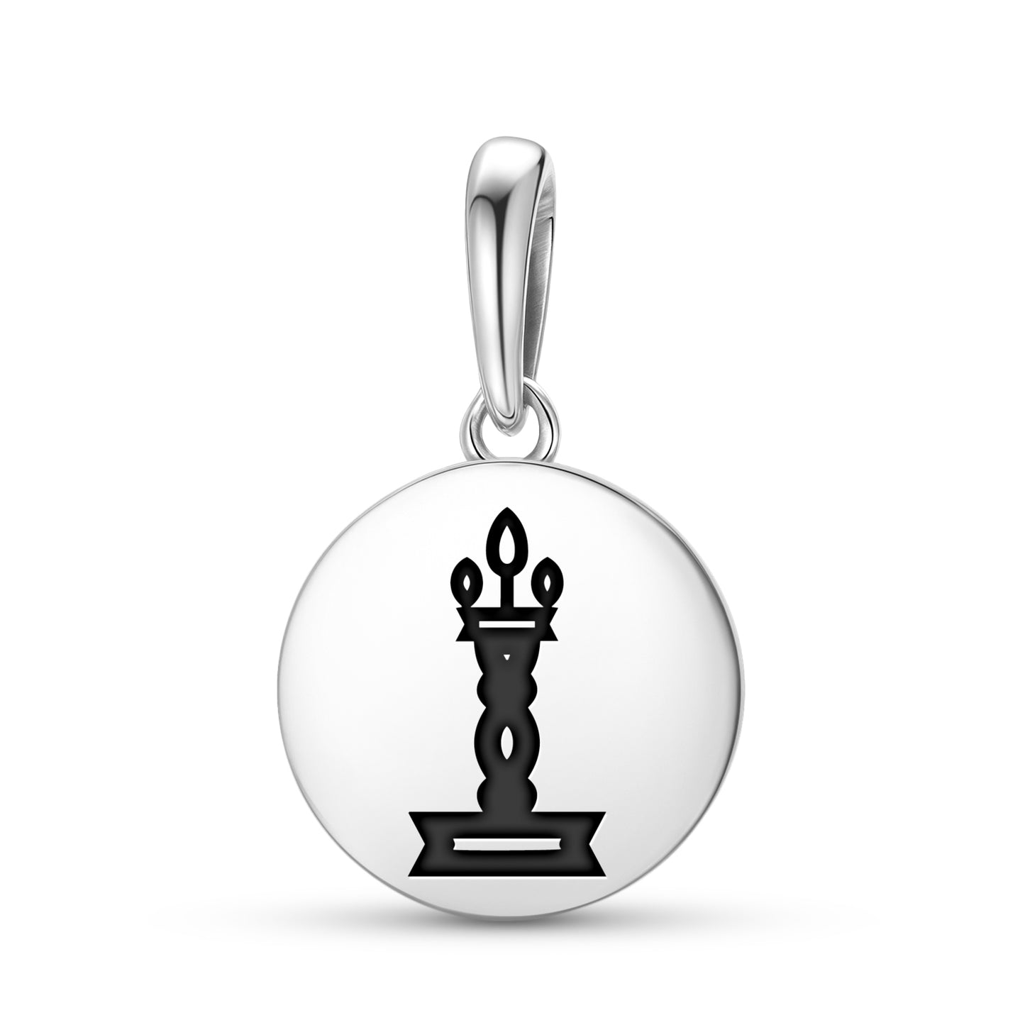 Kuthu Vilakku Hindu Symbols Pendant Dangle Charm