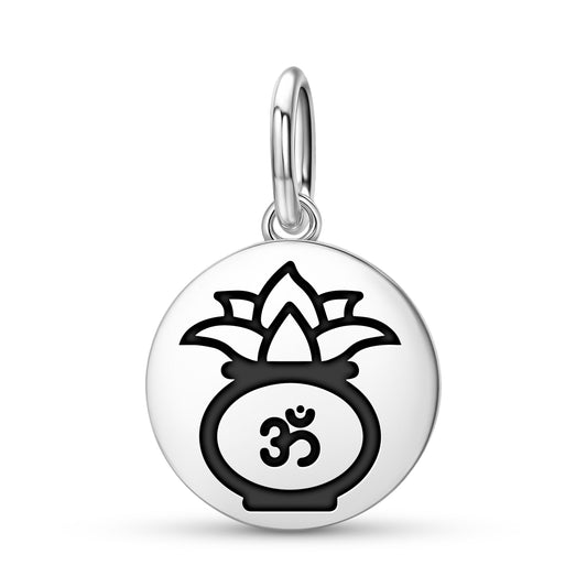 Kalasha Hindu Symbols Pendant Dangle Charm