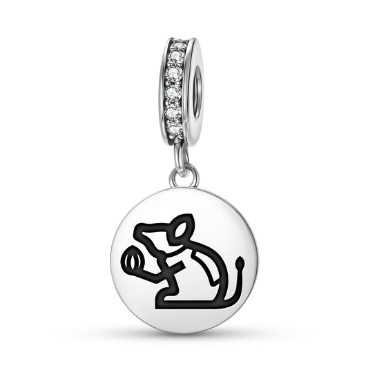 Mushak Mouse Hindu Symbols Pendant Dangle Charm