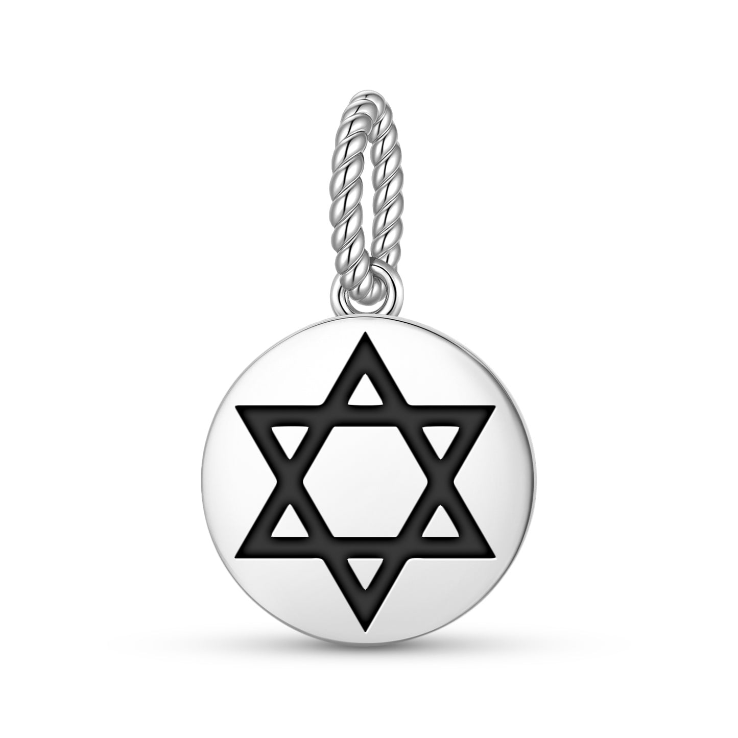 Shatkona Six-pointed Star Hindu Symbols Pendant Dangle Charm