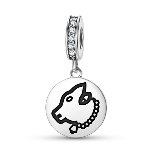 Nandi Shiva's Vehicle Hindu Symbols Pendant Dangle Charm