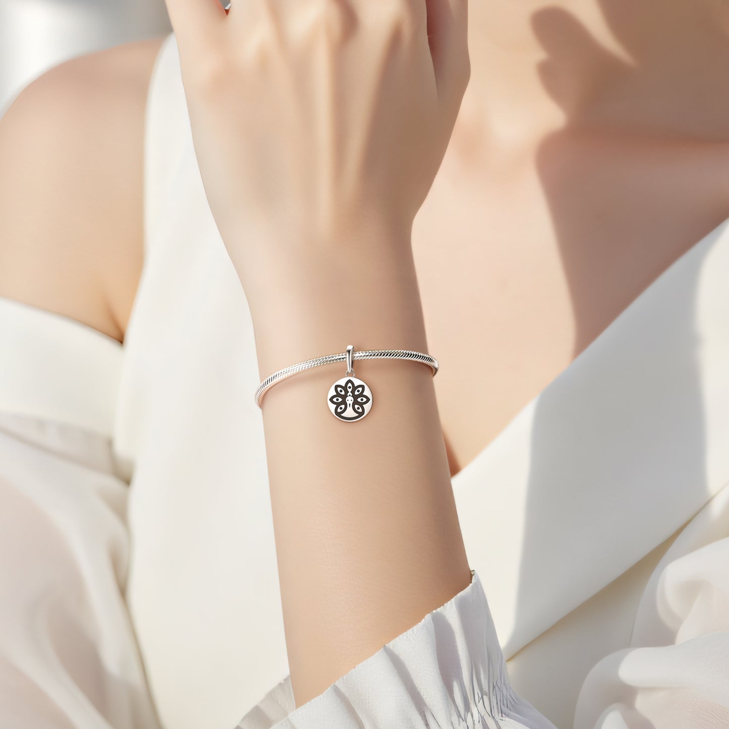 Mayil Mayur Hindu Symbols Pendant Dangle Charm