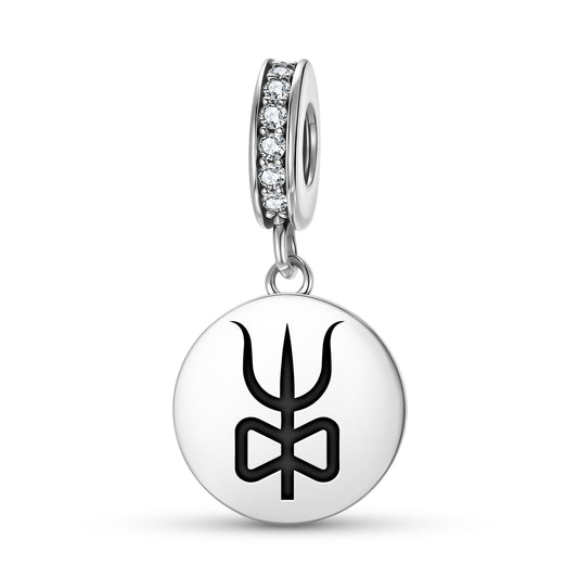 Shiva trident Hindu Symbols Pendant Dangle Charm