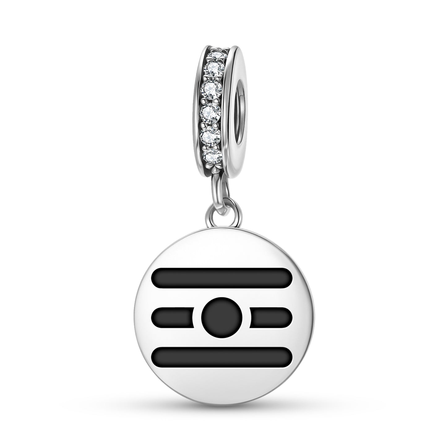 Tripundra Three Stripe Hindu Symbols Pendant Dangle Charm