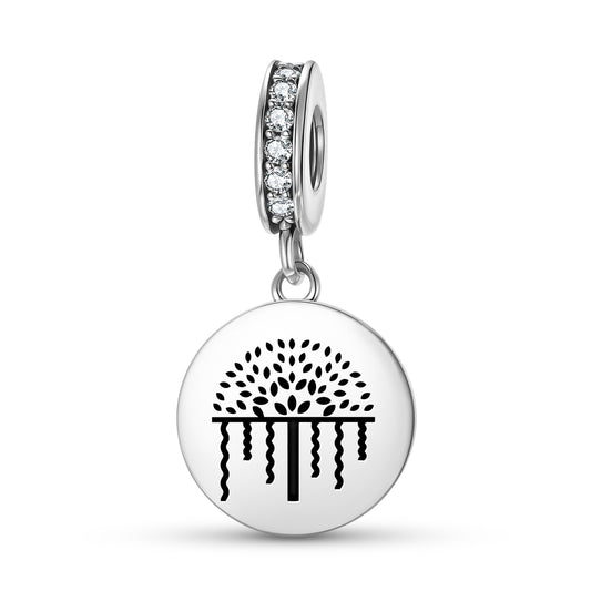 Vata Banyan Tree Hindu Symbols Pendant Dangle Charm