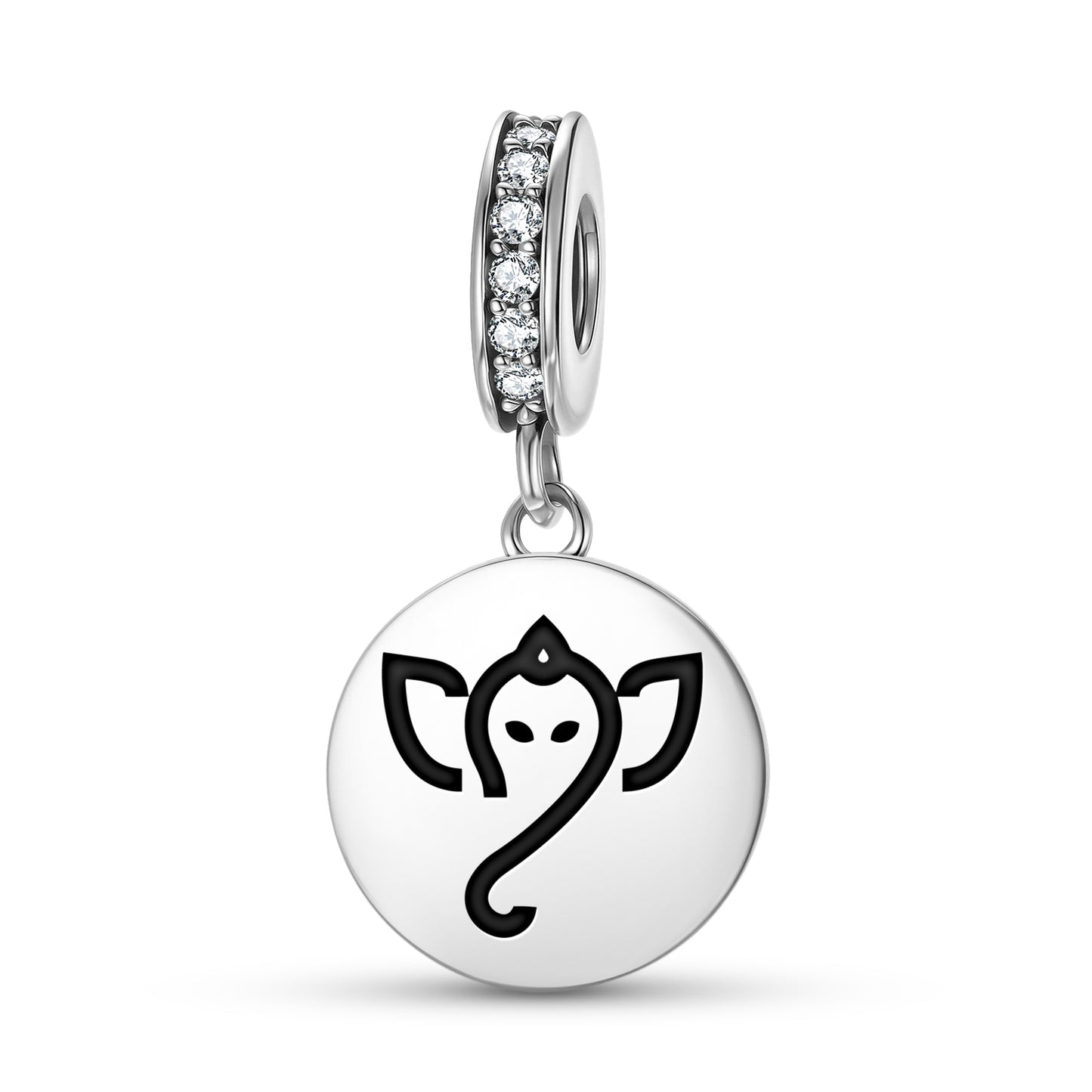 Ganesha Hindu Symbols Pendant Dangle Charm