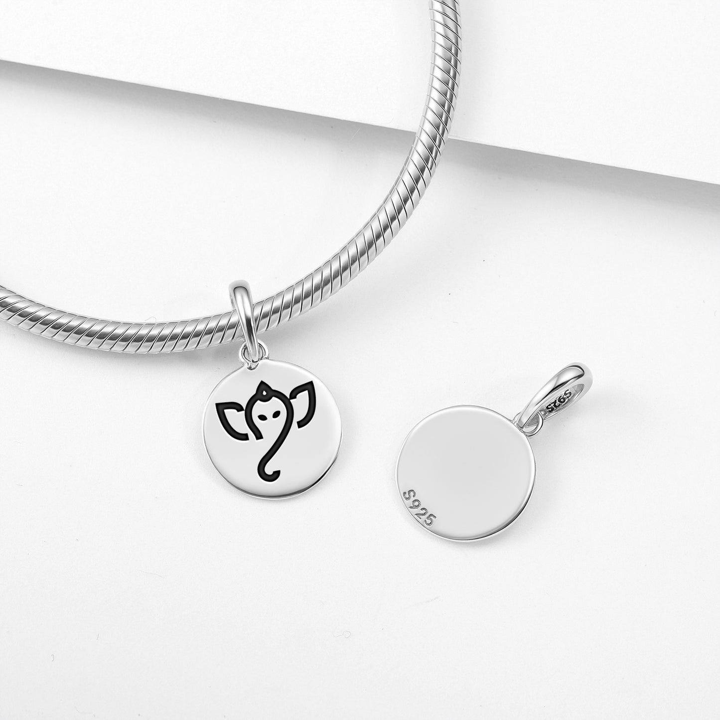 Ganesha Hindu Symbols Pendant Dangle Charm