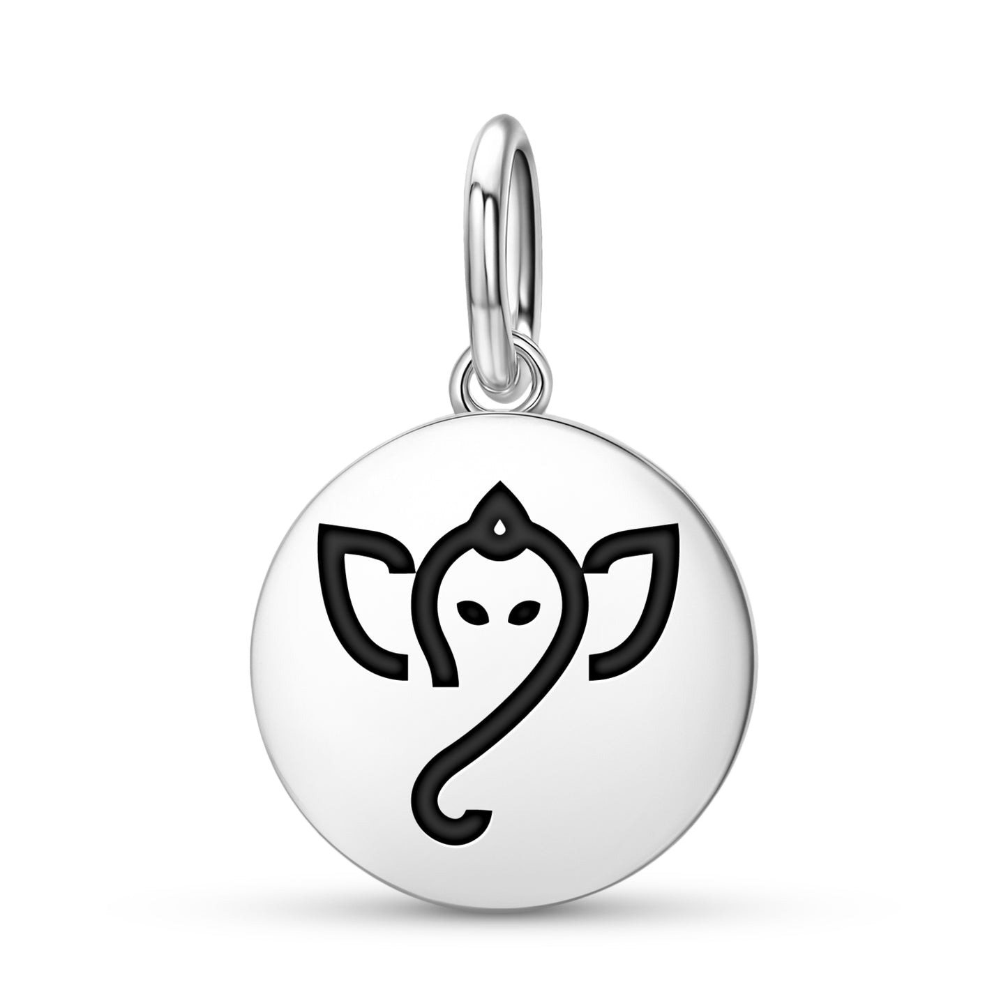 Ganesha Hindu Symbols Pendant Dangle Charm