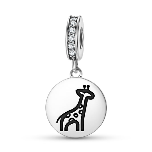 GIRAFFE Animal Symbols Pendant Dangle Charm