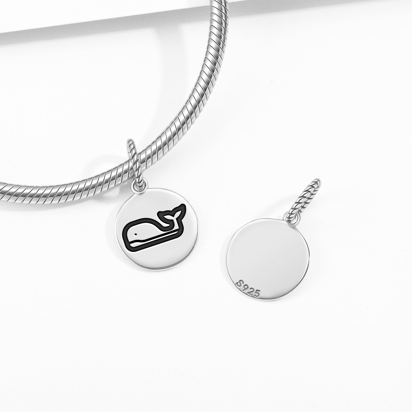 WHALE Animal Symbols Pendant Dangle Charm