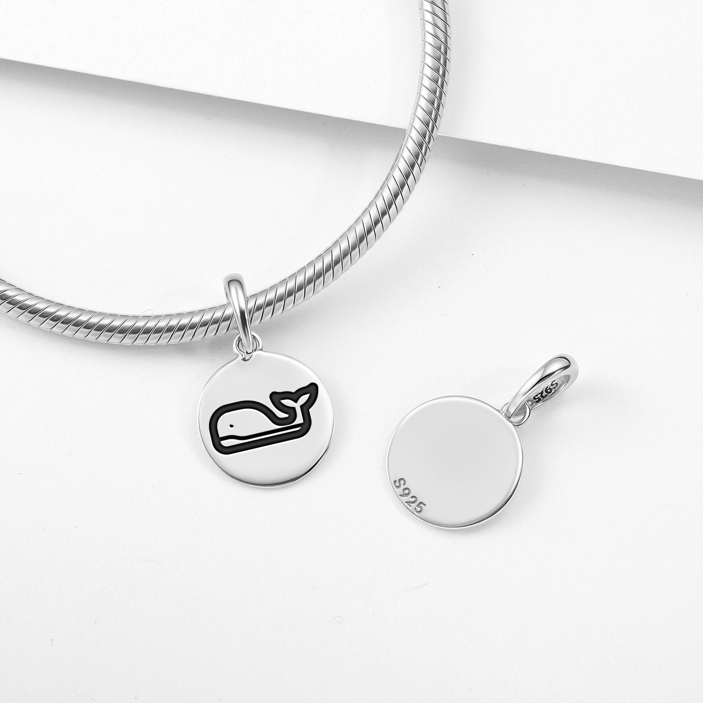 WHALE Animal Symbols Pendant Dangle Charm