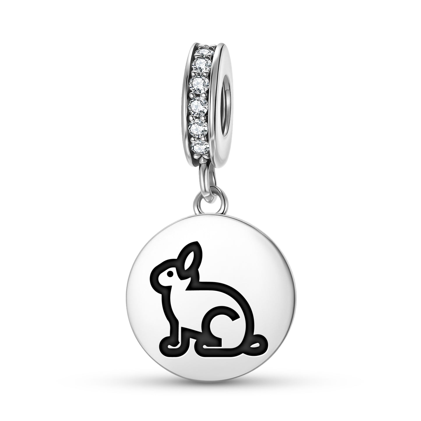 RABBIT Animal Symbols Pendant Dangle Charm