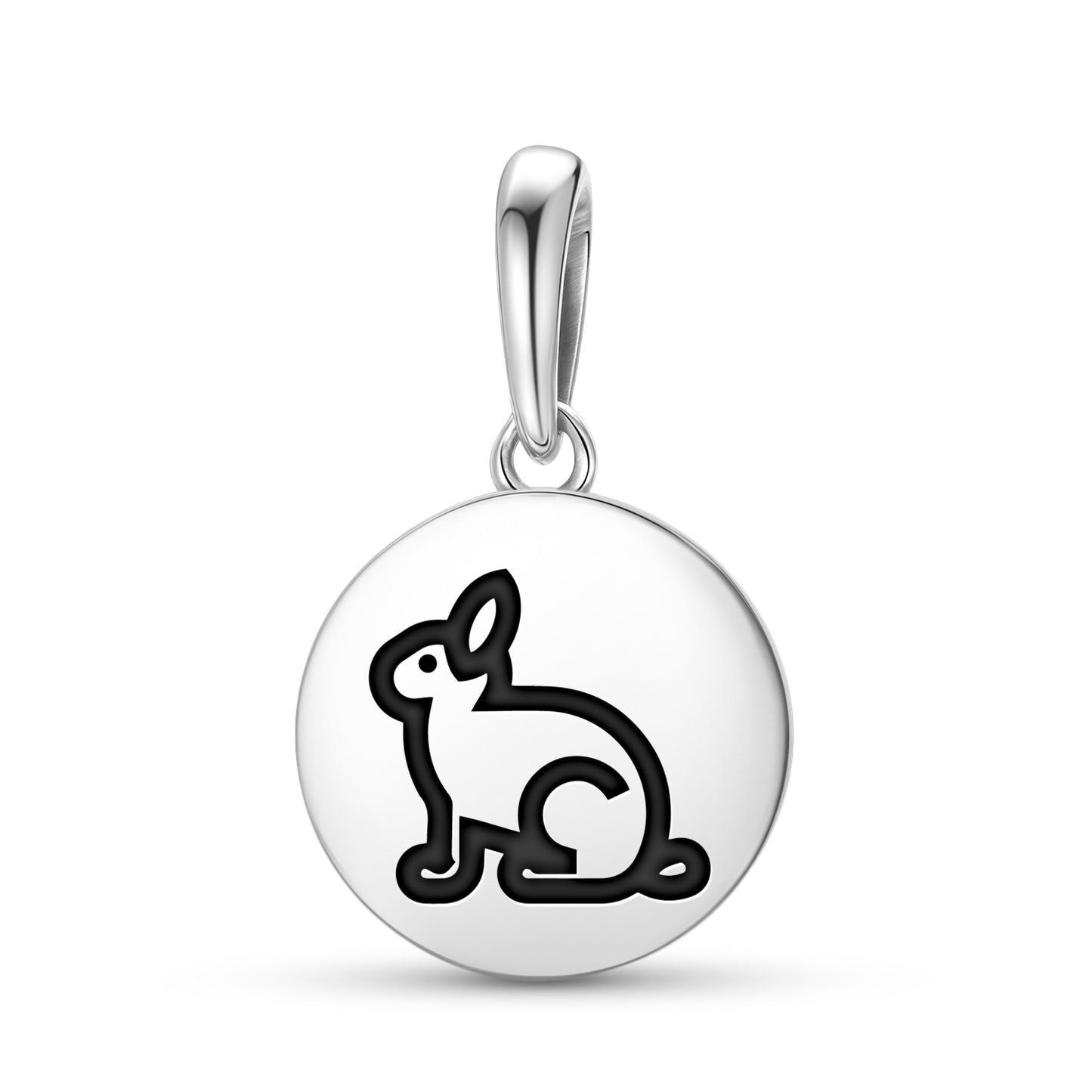 RABBIT Animal Symbols Pendant Dangle Charm