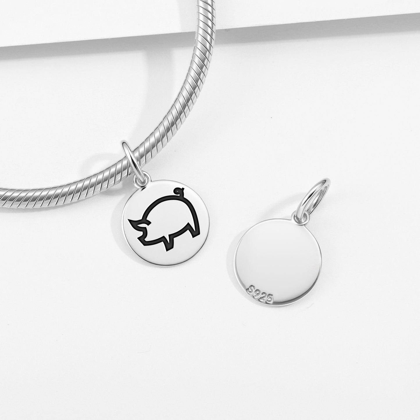 PIG Animal Symbols Pendant Dangle Charm