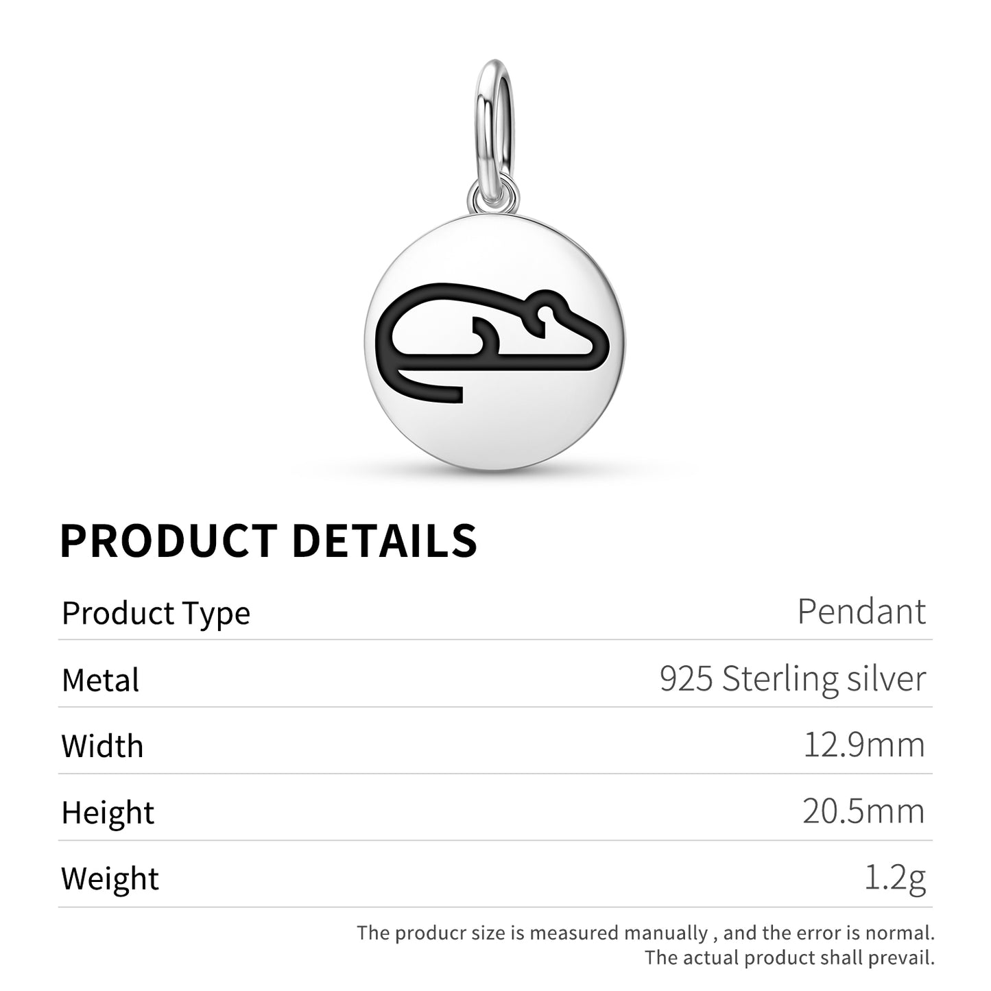 MOUSE Animal Symbols Pendant Dangle Charm