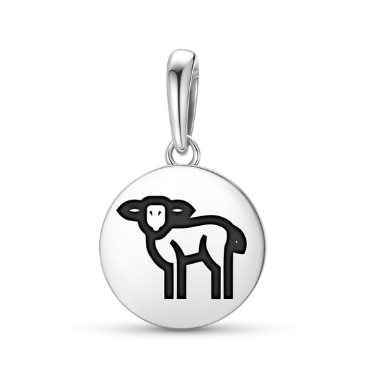 LAMB Animal Symbols Pendant Dangle Charm