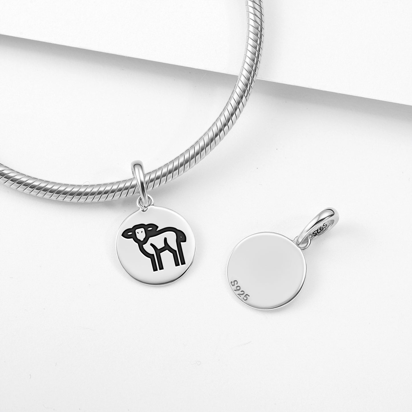 LAMB Animal Symbols Pendant Dangle Charm