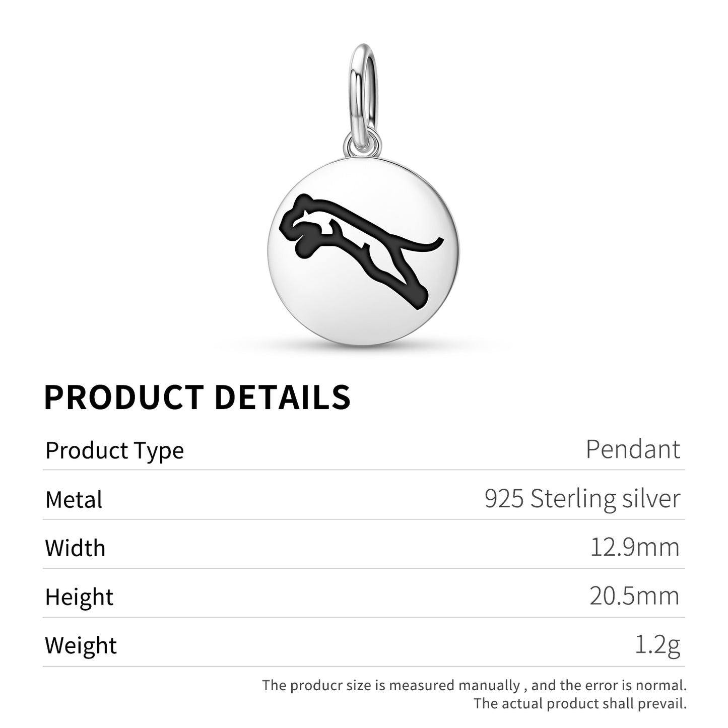JAGUAR Animal Symbols Pendant Dangle Charm