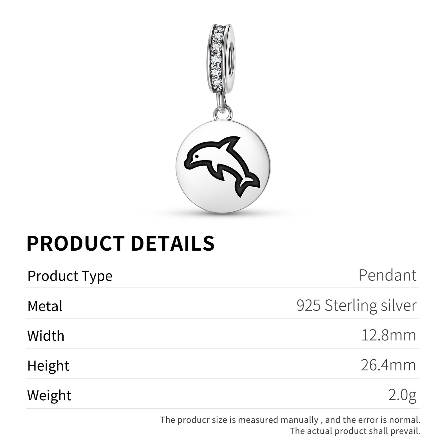 DOLPHIN Animal Symbols Pendant Dangle Charm