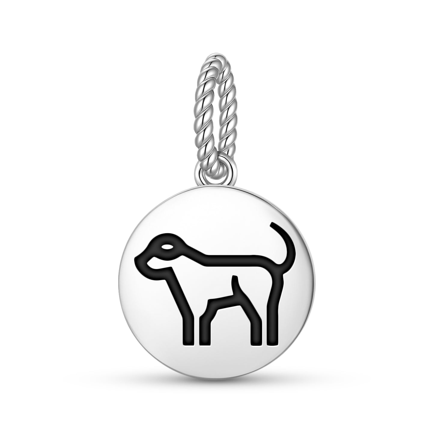 DOG Animal Symbols Pendant Dangle Charm