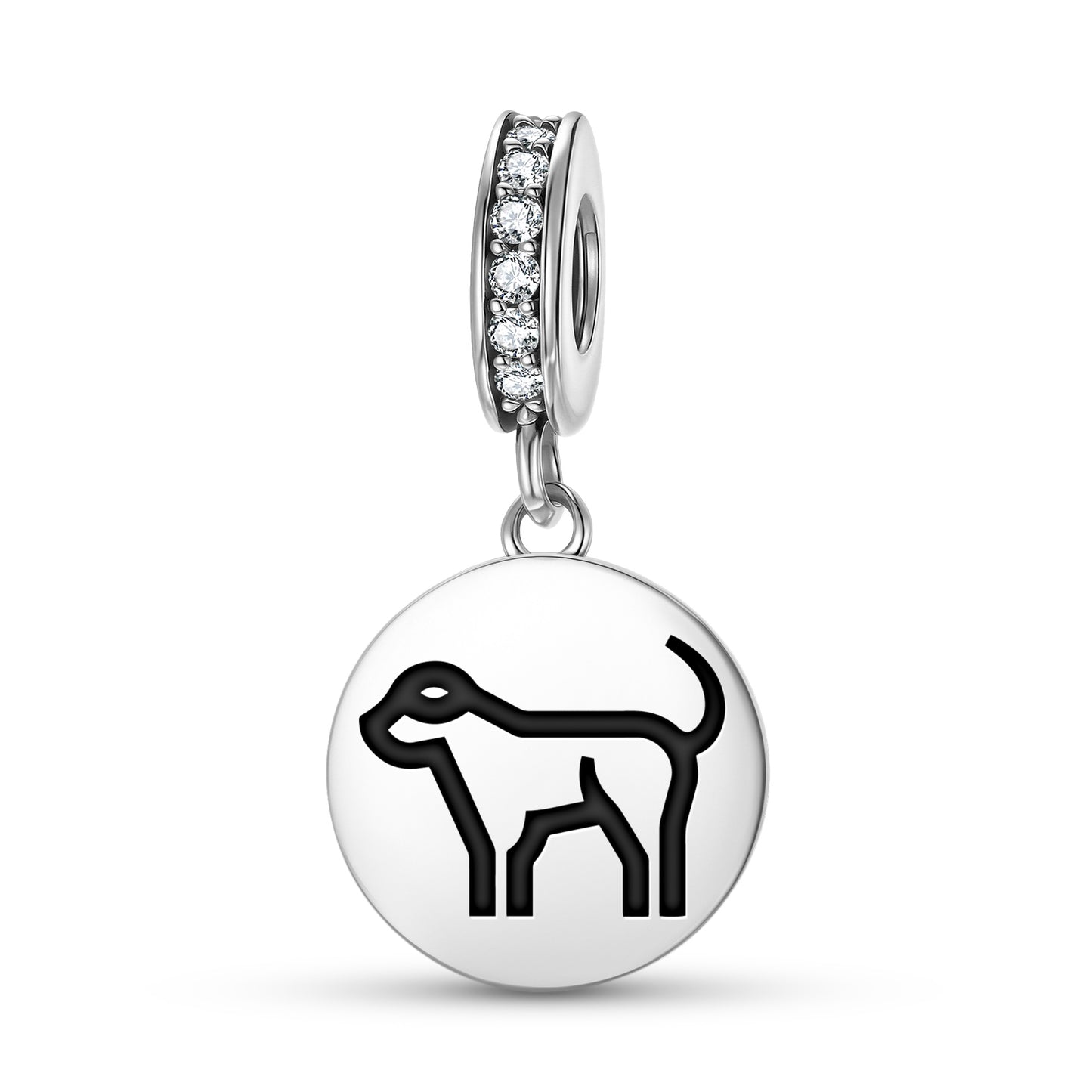DOG Animal Symbols Pendant Dangle Charm
