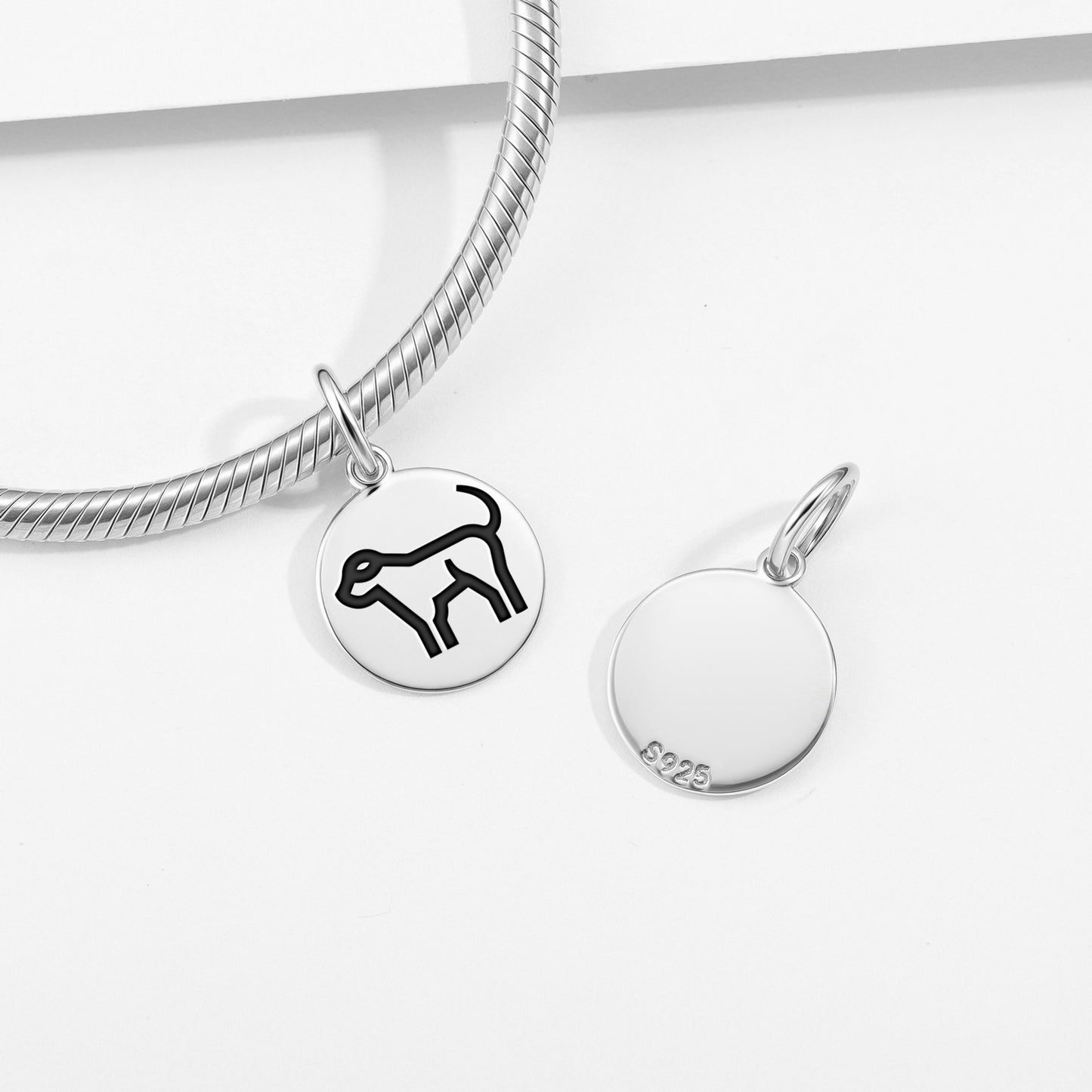 DOG Animal Symbols Pendant Dangle Charm