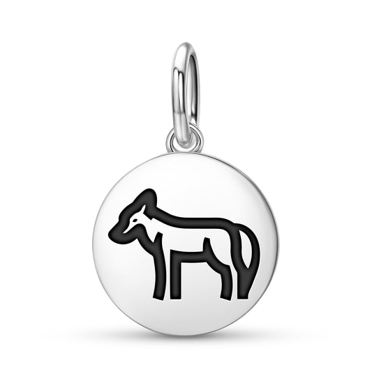 COYOTE Animal Symbols Pendant Dangle Charm