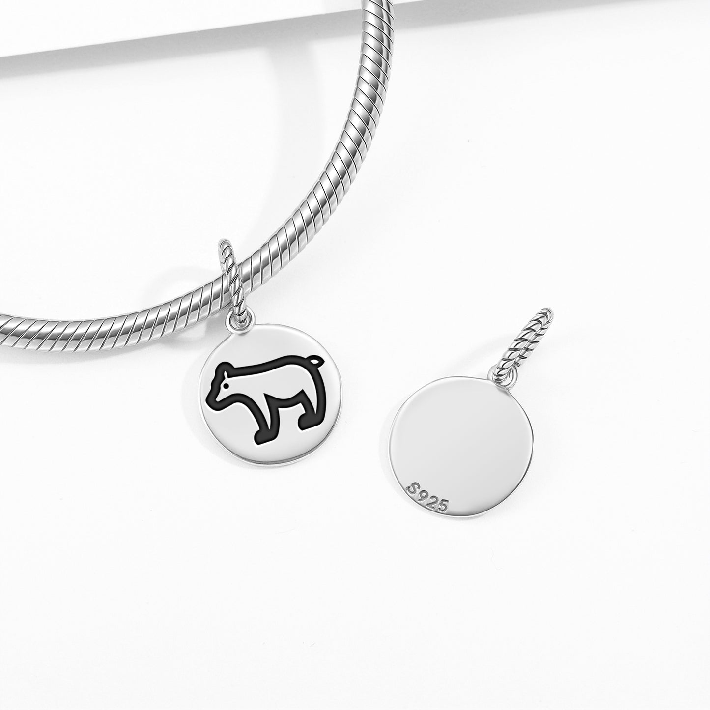 BEAR Animal Symbols Pendant Dangle Charm