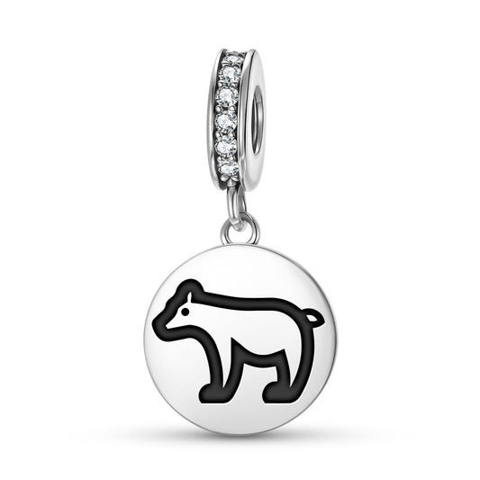 BEAR Animal Symbols Pendant Dangle Charm