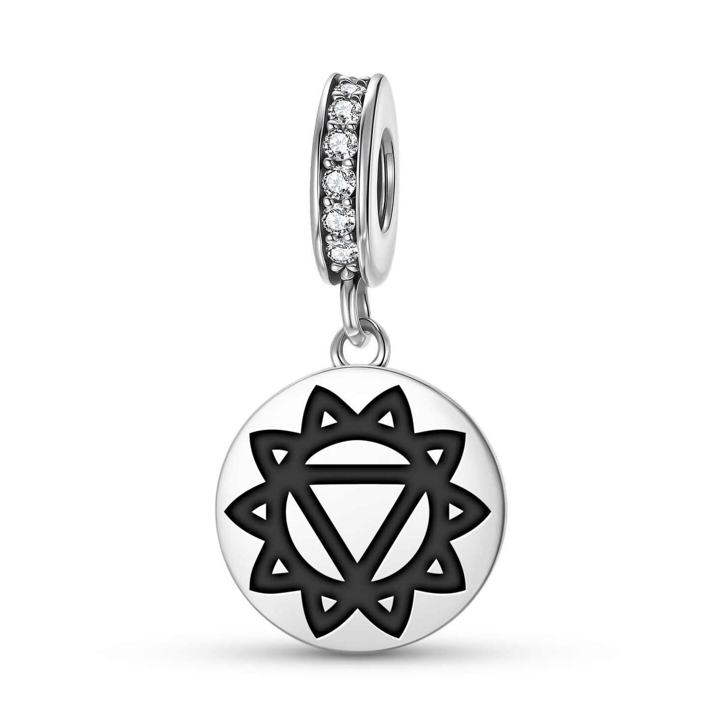 Manipura – Solar plexus chakra Chakra Symbols Pendant Dangle Charm