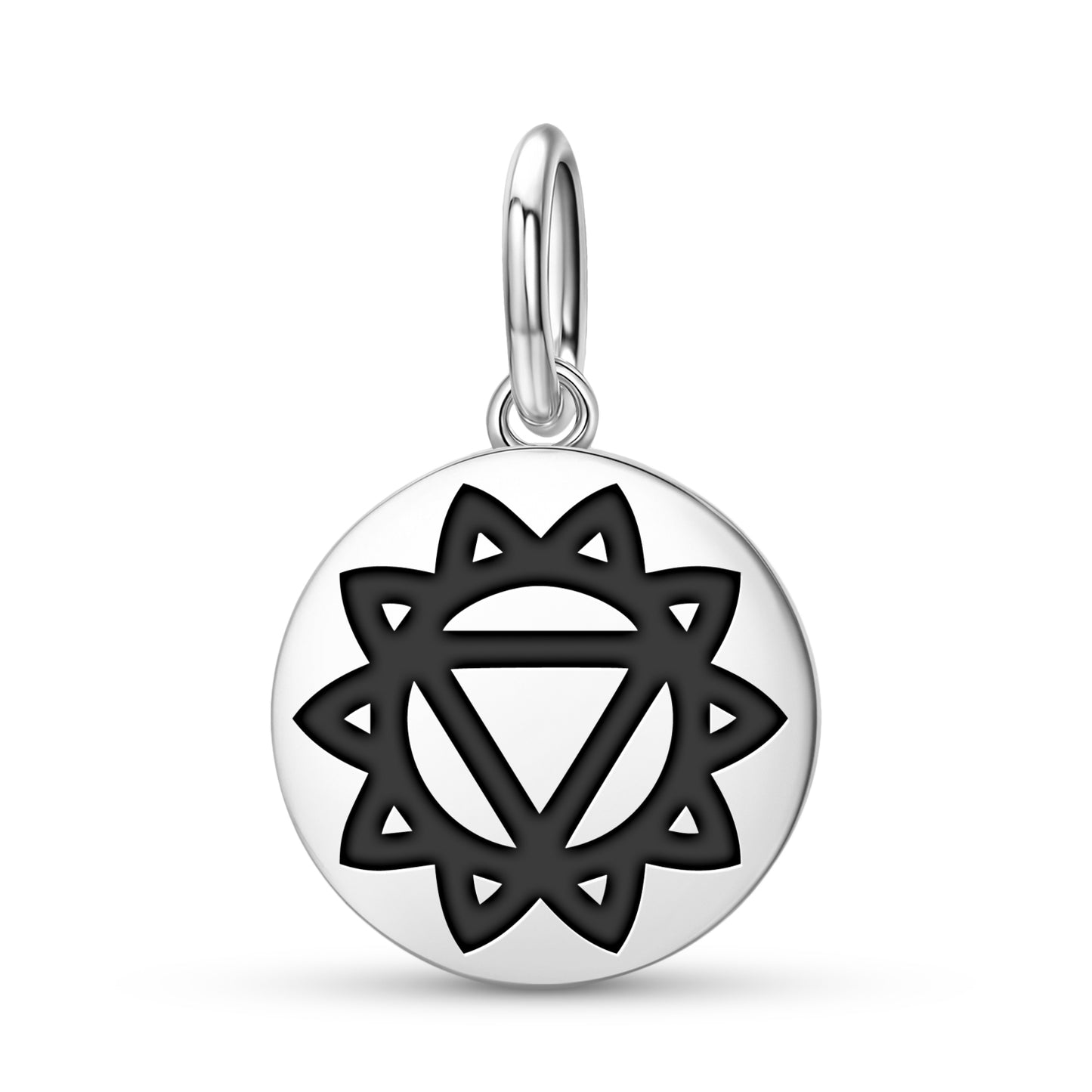 Manipura – Solar plexus chakra Chakra Symbols Pendant Dangle Charm