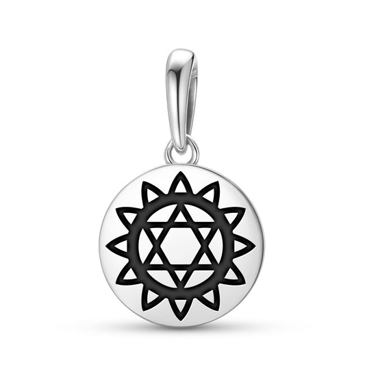Anahata – Heart chakra Chakra Symbols Pendant Dangle Charm